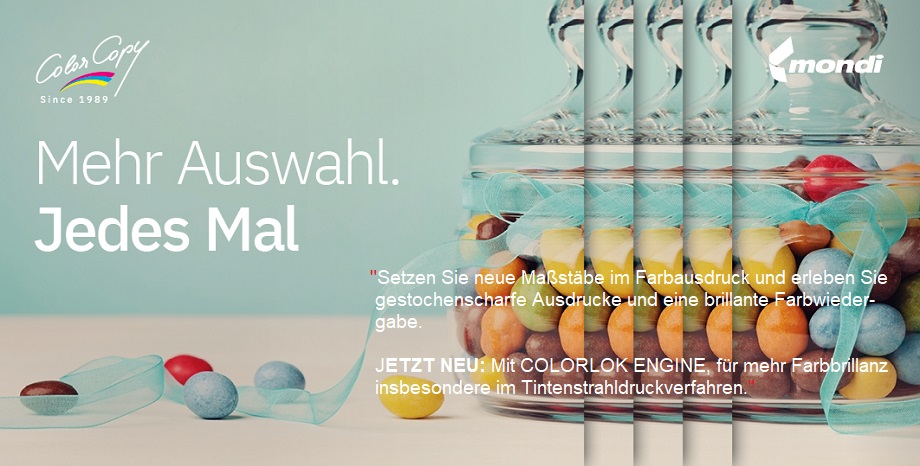 Color Copy setzt neue Mastbe im Farbausdruck....